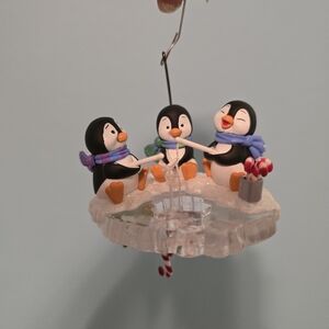 2007 Fishy Fun Hallmark Penguin Ornament